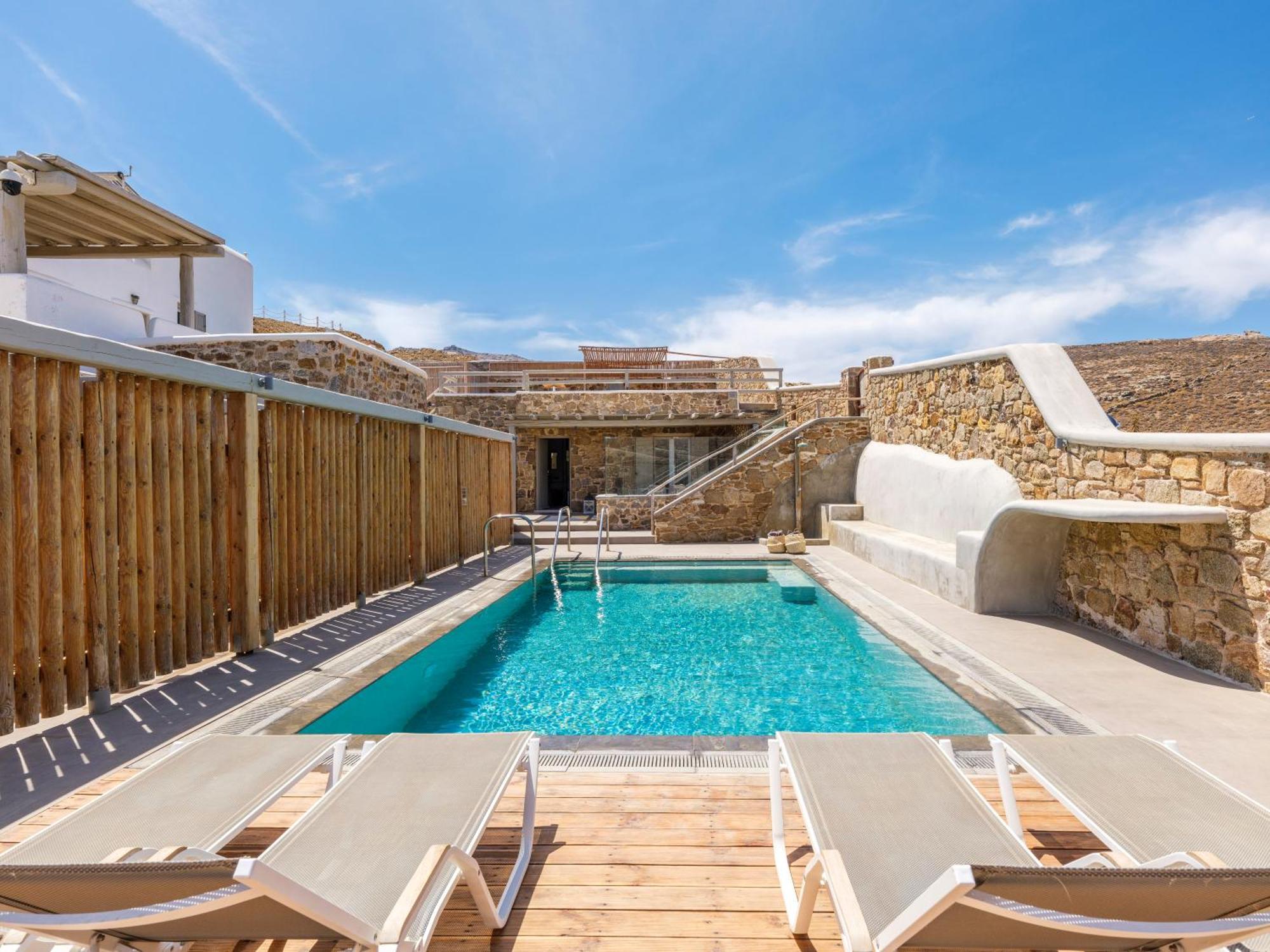 Sundance Suites Mykonos Merchia Beach Exterior foto