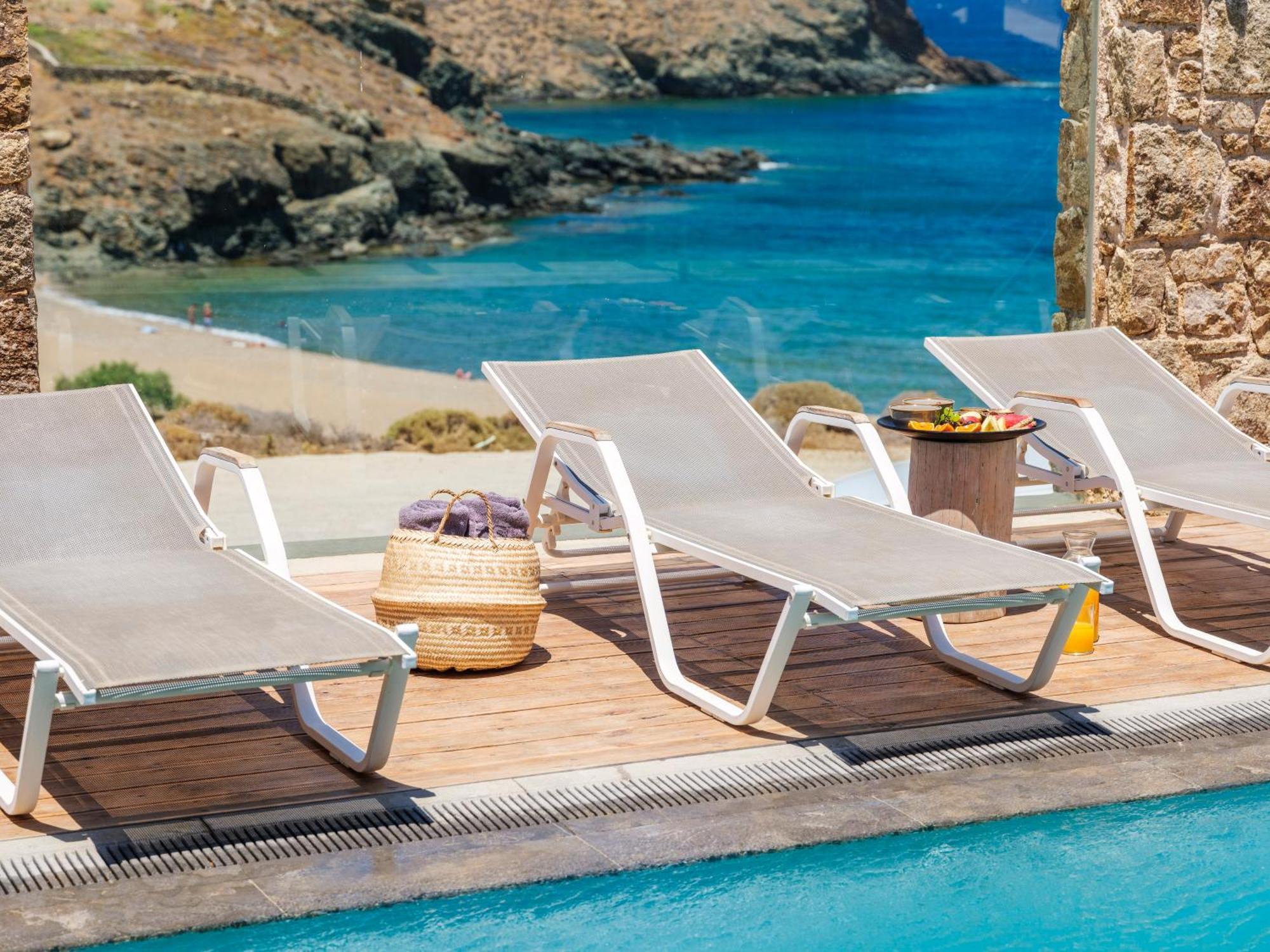 Sundance Suites Mykonos Merchia Beach Exterior foto